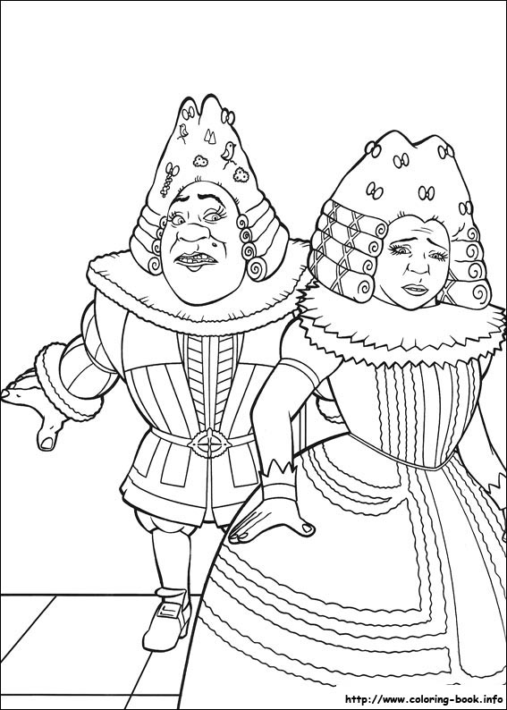 Shrek kolorowanki